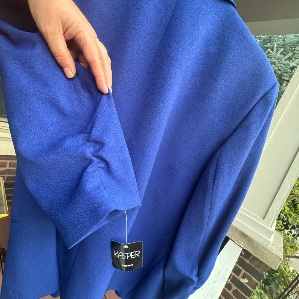 Kasper brand women’s blue blazer 22W - Picture 5 of 6